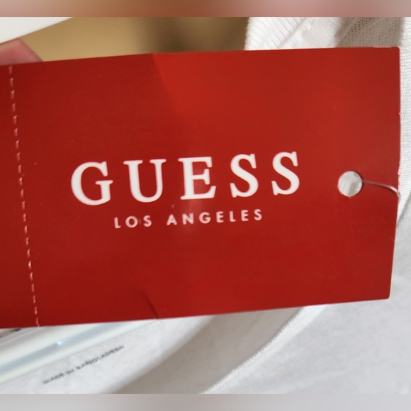 guess los angeles t-shirt White Small Printed Logo, Size XL - Picture 4 of 7